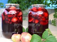 Компот из яблок на зиму