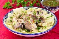 Вкуснейшее блюдо из баранины — Бешбармак