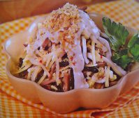 Вкусный салат с отварным языком — Воспоминание о Греции
