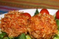 Легкое и ароматное мясное блюдо «Ежики» — пробуем