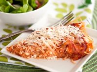 Творожная пицца из спагетти — нестандартно но очень вкусно