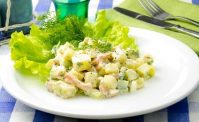 Быстрый картофельный салат на каждый день