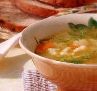 Суп куриный с клецками: как в детском саду