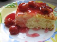 Отличная творожная запеканка с фруктами
