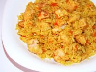 Отличный плов с курицей в мультиварке