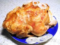 Курица с рисом и кунжутом запеченная в рукаве